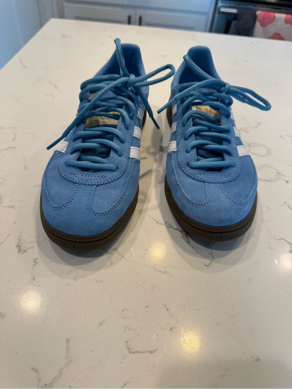 Adidas Handball Spezial in Light Blue Womens size 7 - Picture 2 of 7